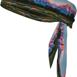 Bandeau de sport réglable MDATT noir course basket yoga-0