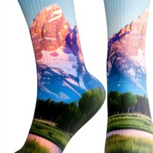 Chaussettes sport Grand Teton Nssbvnm respirantes mi-tube