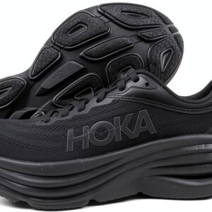 Chaussures HOKA running homme noir confort amorti-0